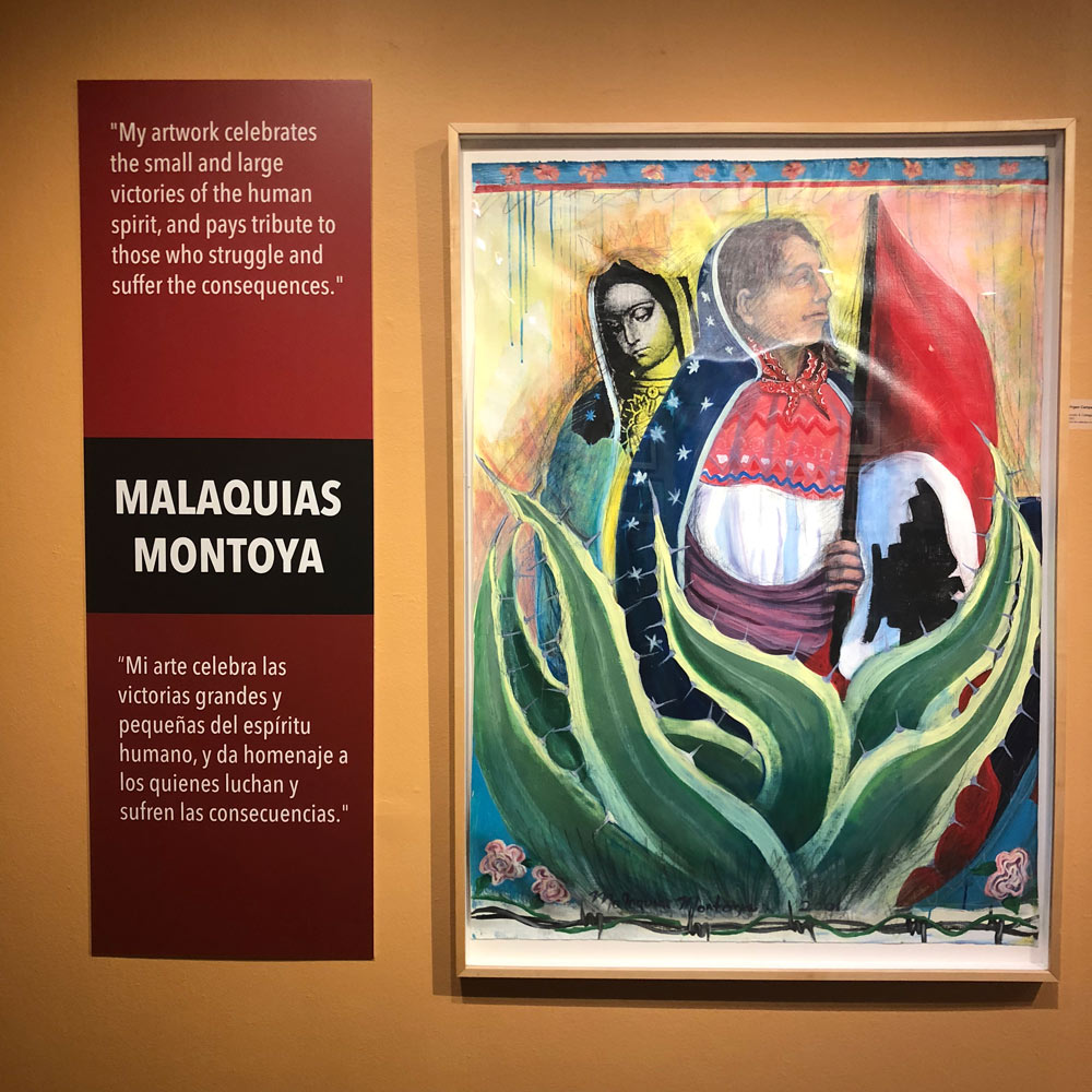 Vacaville Museum Exhibit Malaquias-Montoya